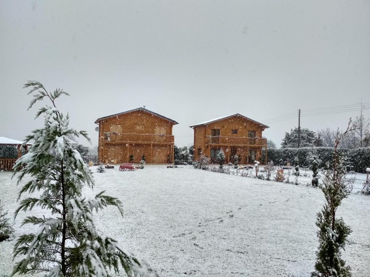 Kastor Chalets Ambelókipi Kültér fotó