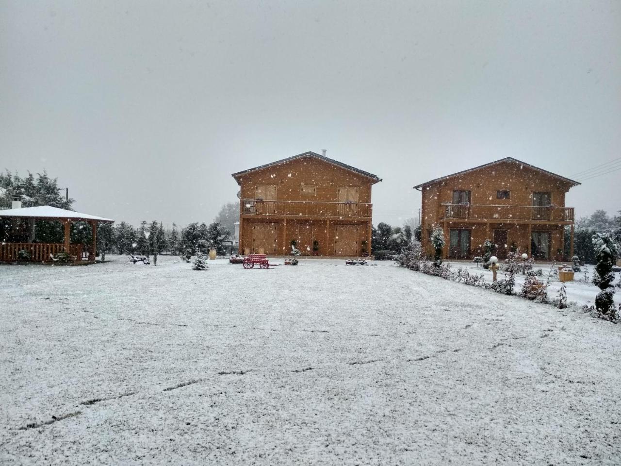 Kastor Chalets Ambelókipi Kültér fotó