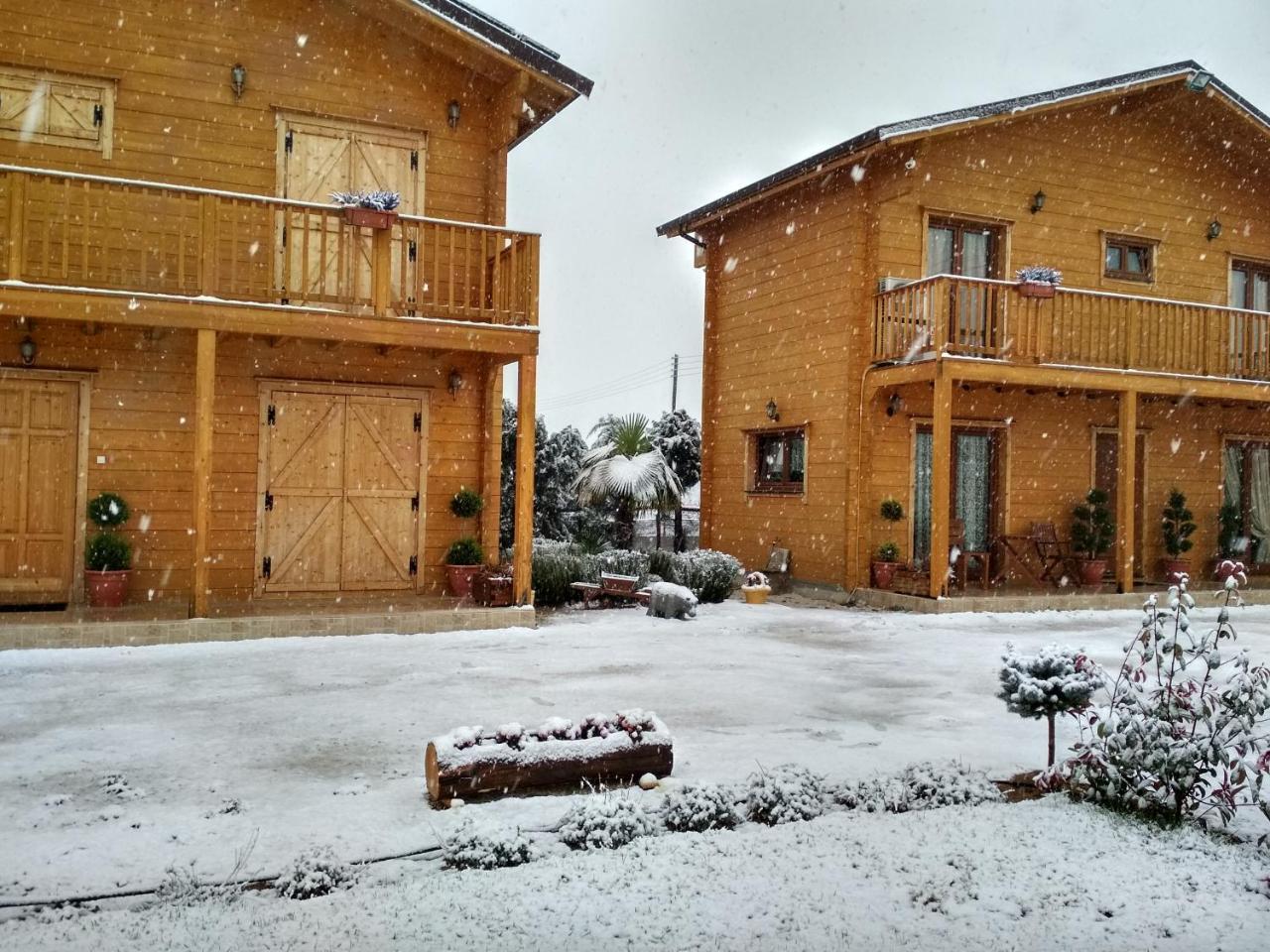 Kastor Chalets Ambelókipi Kültér fotó