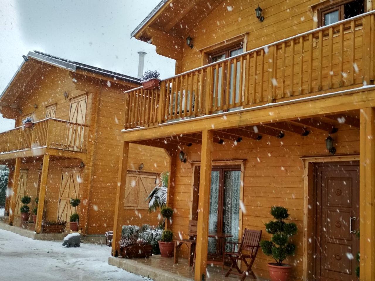 Kastor Chalets Ambelókipi Kültér fotó